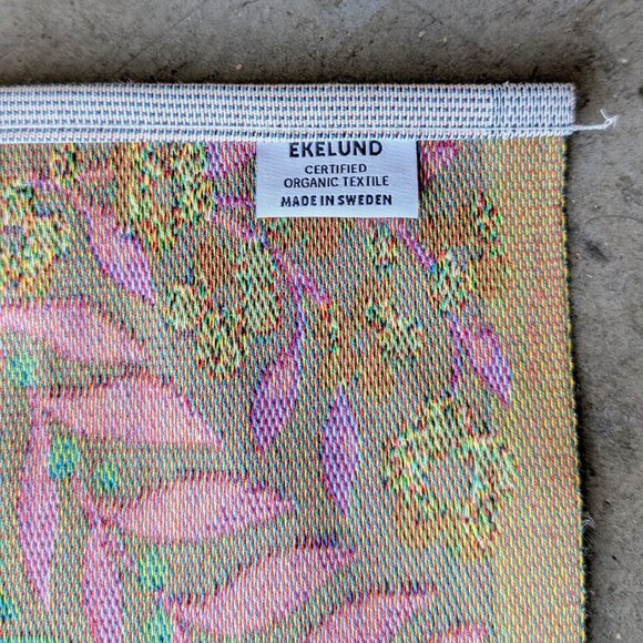 Ekelund Weavers Akvarell Organic Cotton Table Runner 14" x 47" - Picture 4 of 6